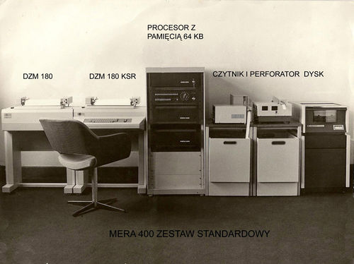 MERA-400 zestaw standardowy